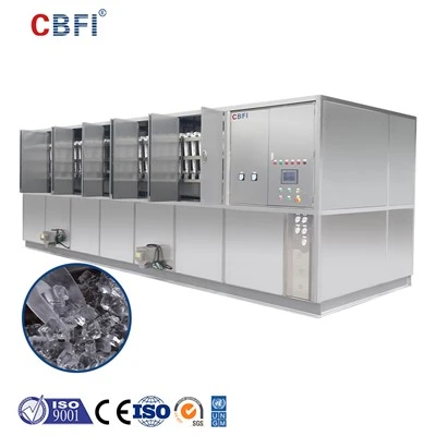 CBFI 10 Ton Mesin Es Kubus Besar Komersial
